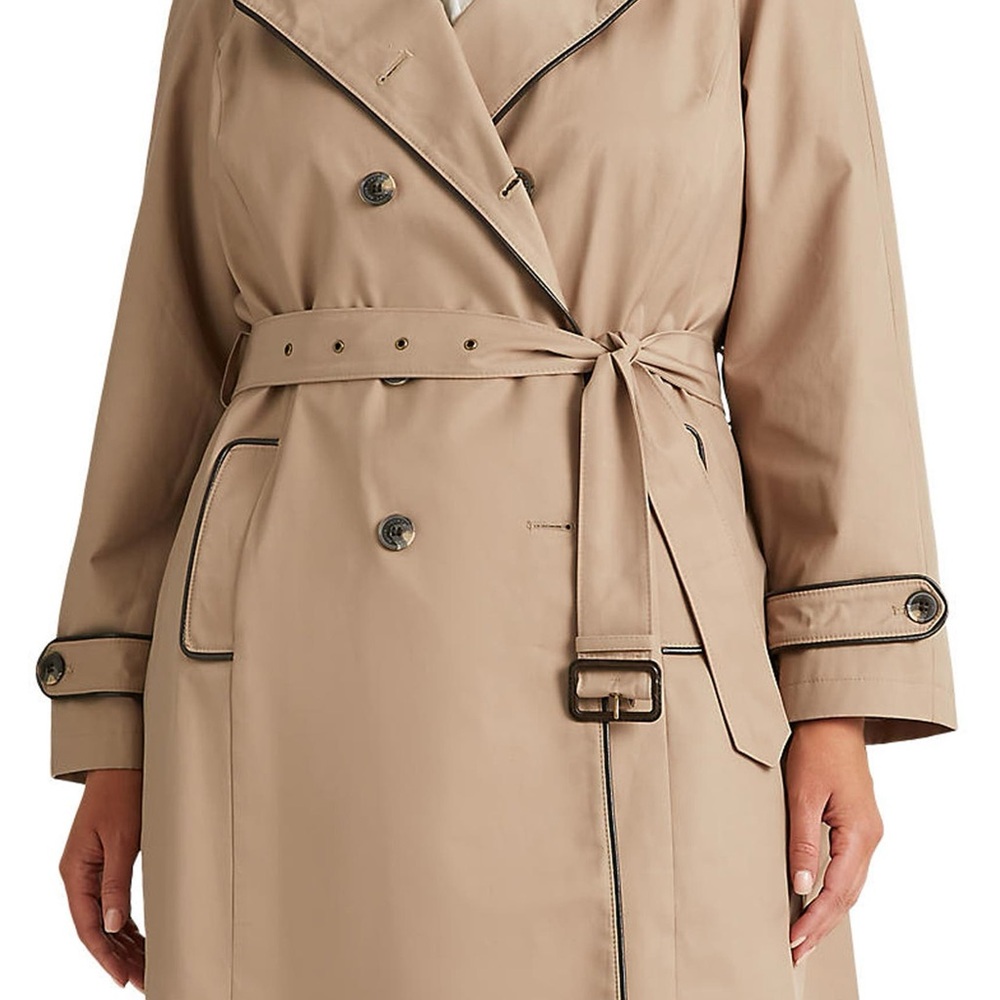 NWOT Lauren Ralph Lauren Women’s Plus Size Trench Coat / 3X